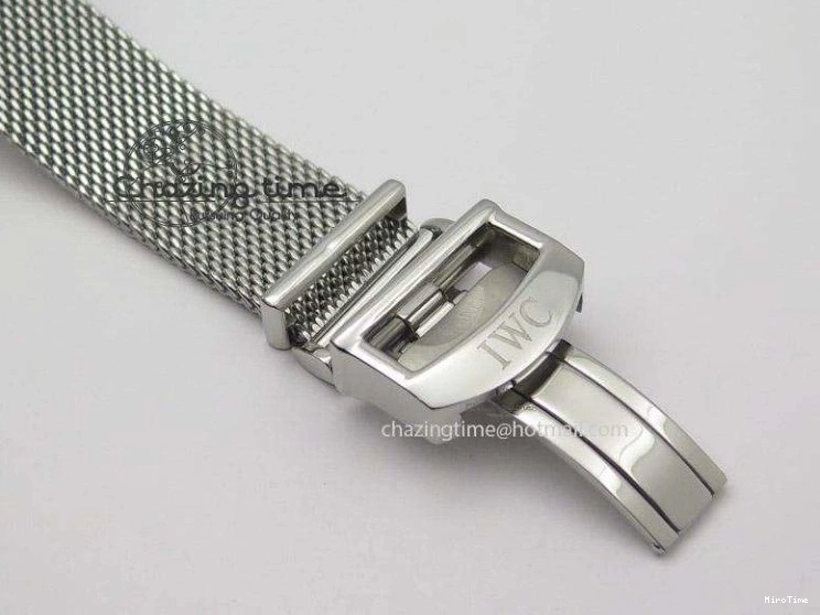 MIROTIME 0810 Portofino SCHAFFHAUSEN SS MKF 1:1 Best Edition Blue Dial On Mesh Bracelet A Versatile 7338